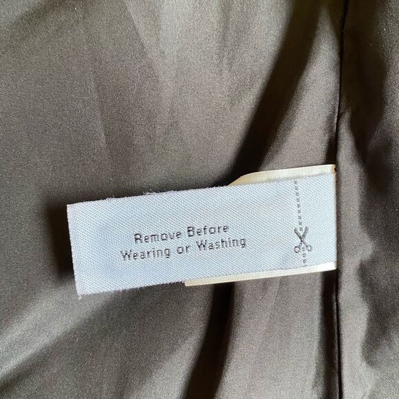 J. Crew Herringbone Down Feathers Vest Women Size XS Quilted Black Cream Preppy - Picture 13 of 14